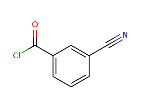 Molecular Structure of 1711-11-1 (3-Cyanobenzoyl chloride)