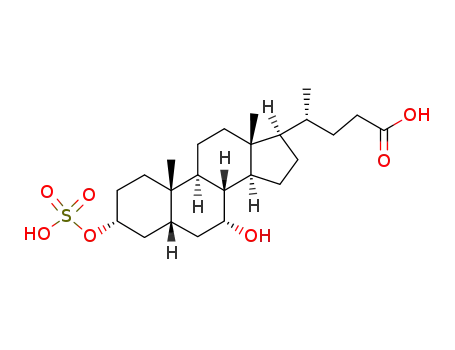 7-hydroxy-3-(sulfooxy)-(3α,5β,7α)-cholan-24-oic acid