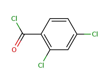 Molecular Structure of 89-75-8 (2,4-Dichlorobenzoyl chloride)