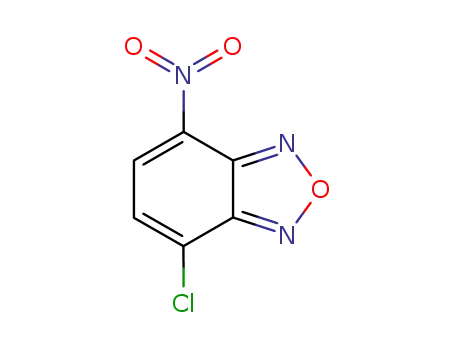 Molecular Structure of 10199-89-0 (4-Chloro-7-nitrobenzo-2-oxa-1,3-diazole)