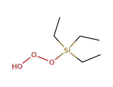 Molecular Structure of 101631-06-5 (Hydrotrioxide, triethylsilyl)