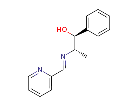 (1S,2S)-1-Phenyl-2-{[1-pyridin-2-yl-meth-(E)-ylidene]-amino}-propan-1-ol