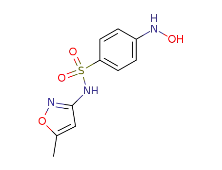 Molecular Structure of 114438-33-4 (sulfamethoxazole hydroxylamine)