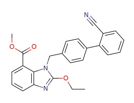 Methyl 1-[(2'-cyanobiphenyl-4-yl)methyl]-2-ethoxy-1H-benzimidazole-7-carboxylate(139481-44-0)