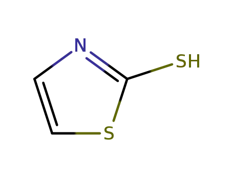 Molecular Structure of 5685-05-2 (2-Mercaptothiazole)