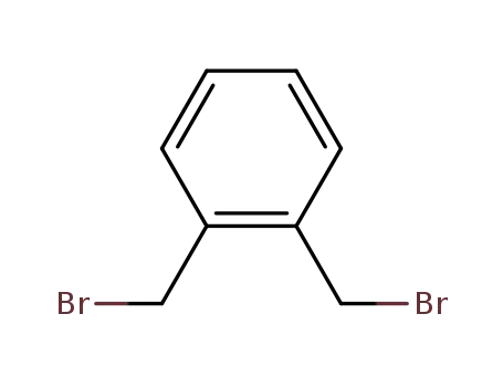 Molecular Structure of 91-13-4 (1,2-Bis(bromomethyl)benzene)