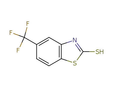 Molecular Structure of 23420-87-3 (5-(Trifluoromethyl)benzo[d]thiazole-2(3H)-thione)