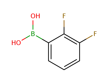 Molecular Structure of 121219-16-7 (2,3-Difluorophenylboronic acid)