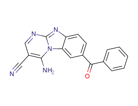 4-amino-7-benzoyl-3-cyanopyrimido<1,2-a>benzimidazole