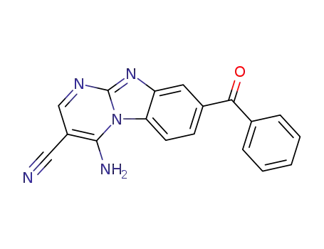 4-amino-8-benzoyl-3-cyanopyrimido<1,2-a>benzimidazole