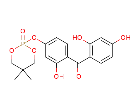 (2,4-Dihydroxy-phenyl)-[4-(5,5-dimethyl-2-oxo-2λ5-[1,3,2]dioxaphosphinan-2-yloxy)-2-hydroxy-phenyl]-methanone