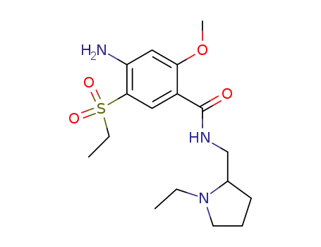 Molecular Structure of 71675-85-9 (Amisulpride)