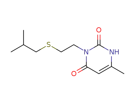 3-(2-isobutylthioethyl)-6-methyluracil