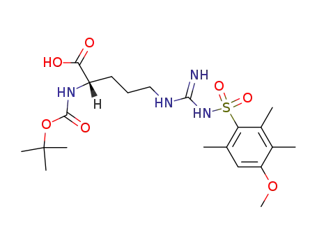 Nα-(t-butyloxycarbonyl)-Nω-(4-methoxy-2,3,6-trimethylbenzenesulphonyl)-L-arginine