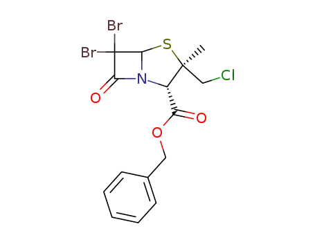 benzhydryl 6,6-dibromo-2β-chloromethyl-2α-methylpenam-3α-carboxylate