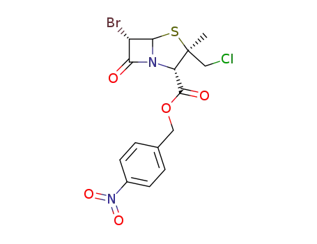 p-nitrobenzyl 6α-bromo-2β-chloromethyl-2α-methylpenam-3α-carboxylate