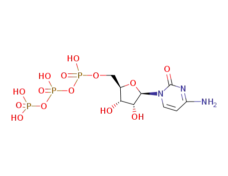 Molecular Structure of 65-47-4 (Cytidine-5'-triphosphate)