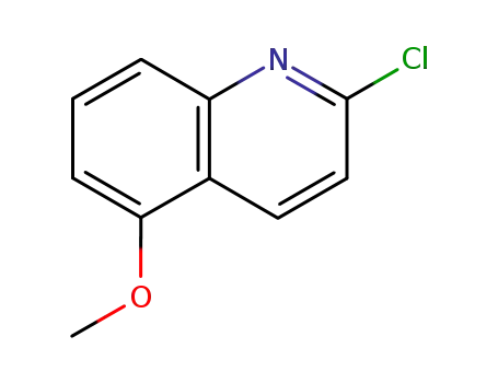 Molecular Structure of 160893-07-2 (2-Chloro-5-Methoxyquinoline)