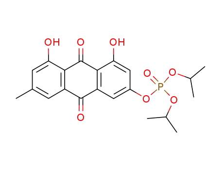 6-diisopropoxyphosphinyloxy-1,8-dihydroxy-3-methylanthraquinone