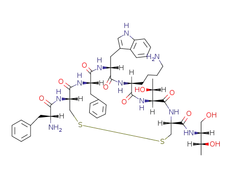 Molecular Structure of 83150-76-9 (Octreotide acetate)