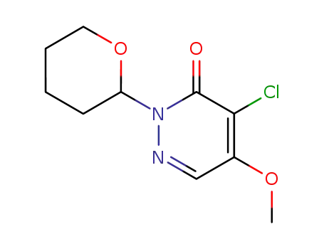 4-chloro-5-methoxy-2-(tetrahydro-2H-pyran-2-yl)-3(2H)-pyridazinone