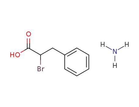 2-Bromo-3-phenyl-propionic acid; compound with ammonia