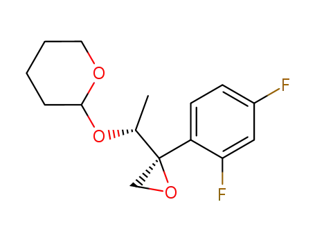 (2R,3S)-3-(2',4'-difluorophenyl)-3,4-epoxy-2-butyl-[3,4,5,6-tetrahydro-2H-pyran-2-yl]ether