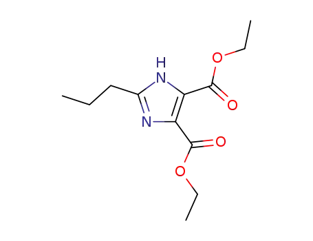 Molecular Structure of 144689-94-1 (Diethyl 2-propylImidazoledicarbonate)