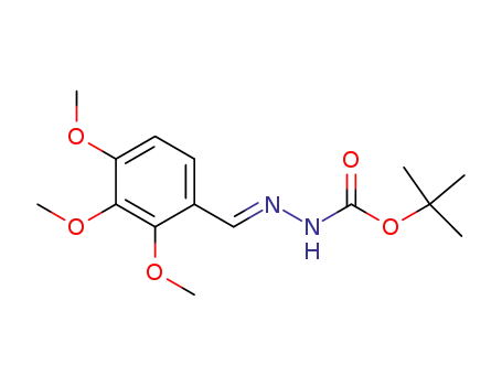 N'-[1-(2,3,4-Trimethoxy-phenyl)-meth-(E)-ylidene]-hydrazinecarboxylic acid tert-butyl ester