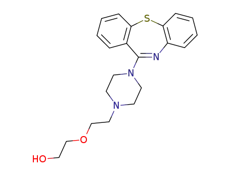 Molecular Structure of 111974-69-7 (2-[2-(4-Dibenzo[b,f][1,4]thiazepin-11-yl-1-piperazinyl)ethoxy]-ethanol)
