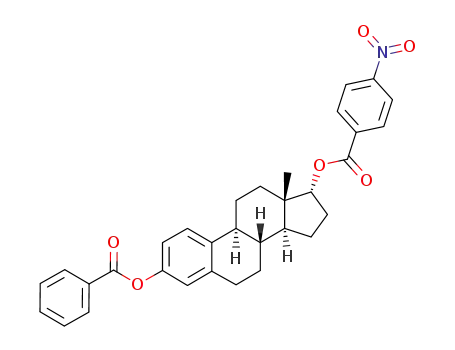 4-Nitro-benzoic acid (8R,9S,13S,14S,17R)-3-benzoyloxy-13-methyl-7,8,9,11,12,13,14,15,16,17-decahydro-6H-cyclopenta[a]phenanthren-17-yl ester