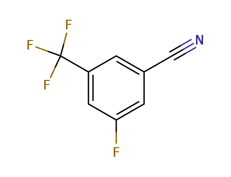 Molecular Structure of 149793-69-1 (3-FLUORO-5-(TRIFLUOROMETHYL)BENZONITRILE)