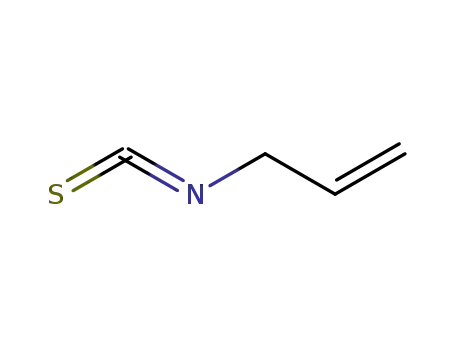 Molecular Structure of 57-06-7 (Allyl isothiocyanate)