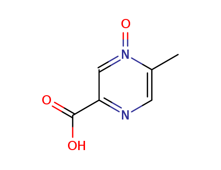 51037-30-0,Acipimox,5-Methyl-2-pyrazincarbonsaeure-4-oxid;2-Pyrazinecarboxylic acid, 5-methyl-, 4-oxide;4-Oxide-5-methylpyrazine-2-carboxylic acid;Acipimox (5-Methylpyrazinecarboxylic acid 4-oxide);Acipimox [BAN:INN];5-Methylpyrazinecarboxylic acid 4-oxide;K 9321;6-methyl-1-oxido-pyrazine-2-carboxylic acid;Pyrazinecarboxylic acid,5-methyl-,4-oxide;Acipimoxum [INN-Latin];