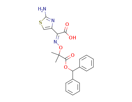 4-Thiazoleacetic acid,2-amino-a-[[2-(diphenylmethoxy)-1,1-dimethyl-2-oxoethoxy]imino]-,(Z)- (9CI)