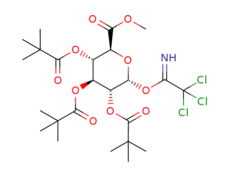 (2S,3S,4S,5R,6R)-2-(methoxycarbonyl)-6-(2,2,2-trichloro-1-iminoethoxy)tetrahydro-2H-pyran-3,4,5-triyl tris(2,2-dimethylpropanoate)