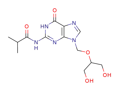 2-N-isobutyryl-9-{[(1,3-dihydroxypropan-2-yl)oxy]methyl}guanine