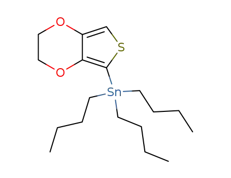 Molecular Structure of 175922-79-9 (Tributyl(2,3-dihydrothieno[3,4-b][1,4]dioxin-5-yl)stannane)