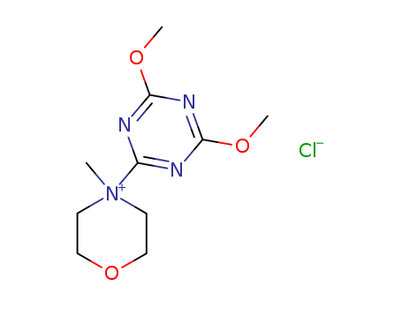 3945-69-5,4-(4,6-Dimethoxy-1,3,5-triazin-2-yl)-4-methyl morpholinium chloride,4-(4,6-Dimethoxy-s-triazin-2-yl)-4-methylmorpholiniumchloride (7CI);Morpholinium, 4-(4,6-dimethoxy-1,3,5-triazin-2-yl)-4-methyl-,chloride (9CI);Morpholinium, 4-(4,6-dimethoxy-s-triazin-2-yl)-4-methyl-,chloride (8CI);4-(4,6-Dimethoxy-1,3,5-triazin-2-yl)-4-methylmorpholiniumchloride;DMTMM;