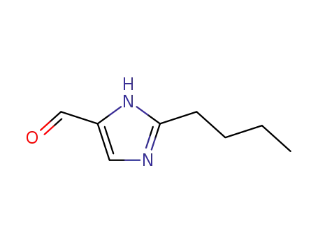 Molecular Structure of 68282-49-5 (2-Butyl-1H-imidazole-4-carbaldehyde)