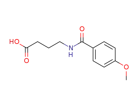 Molecular Structure of 72432-14-5 (N-anisoyl-GABA)