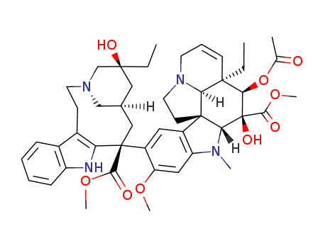 143-67-9,Vinblastine sulfate,Alkaban-AQ;Exal;VLBmonosulfate;Velban;Velbe;Velsar;Vincaleukoblastine derivative;vincaleukoblastine, (2'beta)-;(2'beta)-Vincaleukoblastine;Vincaleukoblastine sulfate (1:1) (salt);Vinblastine 5;Rozevin sulfate;