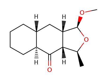 (1S,3S,3aR,4aS,8aR,9aS)-decahydro-1-methoxy-3-methylnaphtho[2,3-c]furan-4(1H)-one
