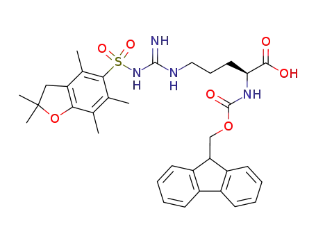 Nα-(9-fluorenylmethyloxycarbonyl)-Nγ-2,2,4,6,7-pentamethyldihydrobenzofuran-5-sulfonyl-L-arginine