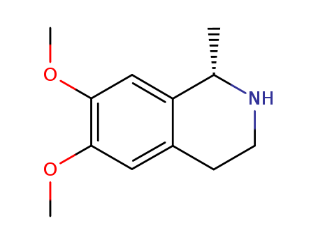 Isoquinoline,1,2,3,4-tetrahydro-6,7-dimethoxy-1-methyl-, (1S)-