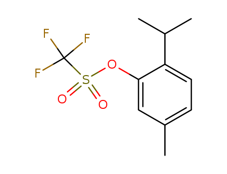 Methanesulfonic acid, trifluoro-, 5-methyl-2-(1-methylethyl)phenyl ester