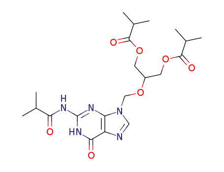 isobutyric acid 2-(2-isobutyrylamino-6-oxo-1,6-dihydro-purin-9-ylmethoxy)-3-isobutyryloxy-propyl ester