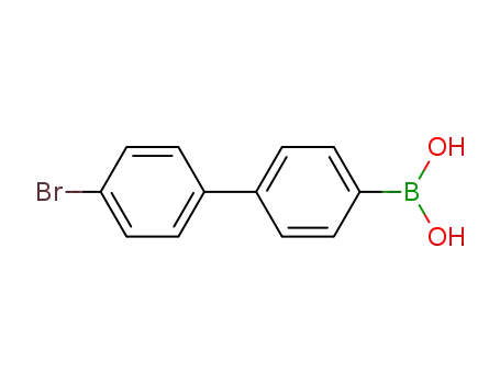 Molecular Structure of 480996-05-2 (4'-Bromo-4-biphenylboronic acid)