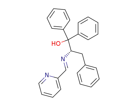 (S)-1,1,3-Triphenyl-2-{[1-pyridin-2-yl-meth-(E)-ylidene]-amino}-propan-1-ol