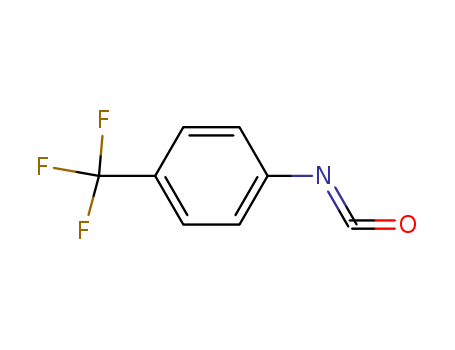 1548-13-6,4-(Trifluoromethyl)phenyl isocyanate,Isocyanicacid, a,a,a-trifluoro-p-tolyl ester (7CI,8CI);1-Isocyanato-4-(trifluoromethyl)benzene;4-(Trifluoromethyl)phenyl isocyanate;Trifluoro-p-tolyl isocyanate;p-Trifluoromethylphenyl isocyanate;a,a,a-Trifluoro-p-tolyl isocyanate;